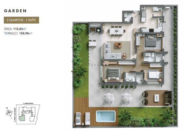 Imagem Apartamento com 3 Quartos à Venda, 336 m² em água Verde - Curitiba
