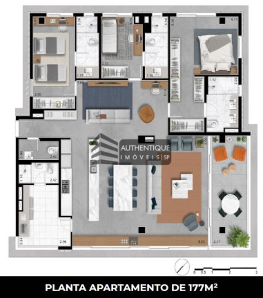 Imagem Apartamento com 3 Quartos à Venda, 187 m² em Pinheiros - São Paulo