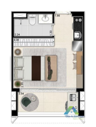 Imagem Imóvel com 1 Quarto à Venda, 25 m² em Vila Clementino - São Paulo Imagem Imóvel com 1 Quarto à Venda, 25 m² em Vila Clementino - São Paulo