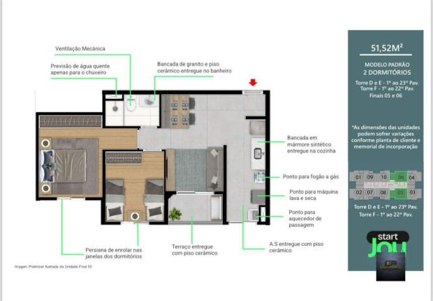 Imagem Apartamento com 1 Quarto à Venda, 42 m² em Centro - São Bernardo Do Campo