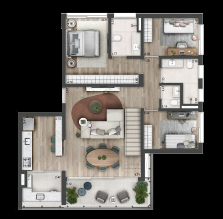 Imagem Apartamento com 3 Quartos à Venda, 114 m² em Sumaré - São Paulo