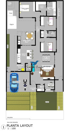 Imagem Casa de Condomínio com 3 Quartos à Venda, 200 m² em Vila Paraíso - Caçapava