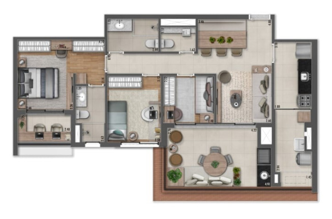 Imagem Apartamento com 3 Quartos à Venda, 117 m² em Vila Clementino - São Paulo Imagem Apartamento com 3 Quartos à Venda, 117 m² em Vila Clementino - São Paulo