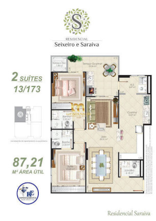 Apartamento com 1 Quarto à Venda, 53 m² em Aviação - Praia Grande