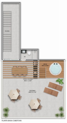 Imagem Apartamento com 1 Quarto à Venda, 24 m² em Manaíra - João Pessoa Imagem Apartamento com 1 Quarto à Venda, 24 m² em Manaíra - João Pessoa