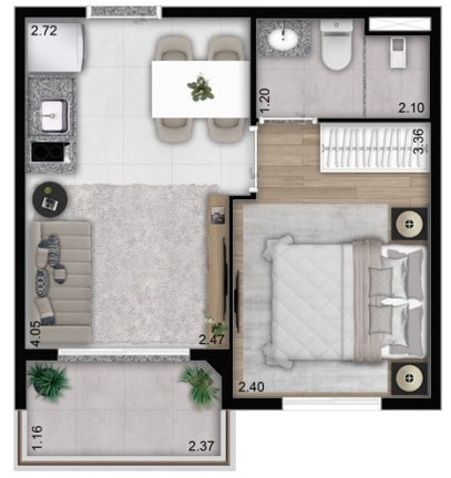 Imagem Apartamento com 1 Quarto à Venda, 27 m² em Perdizes - São Paulo Imagem Apartamento com 1 Quarto à Venda, 27 m² em Perdizes - São Paulo