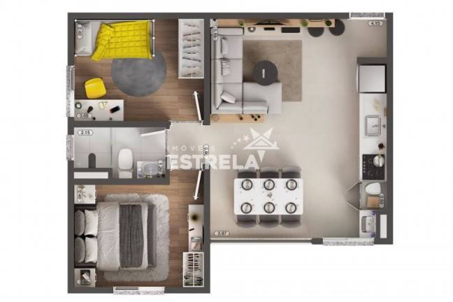 Imagem Apartamento com 2 Quartos à Venda, 45 m² em Recanto Vista Alegre - Cotia Imagem Apartamento com 2 Quartos à Venda, 45 m² em Recanto Vista Alegre - Cotia