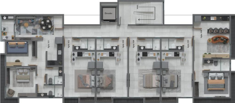 Imagem Apartamento com 1 Quarto à Venda, 24 m² em Intermares - Cabedelo