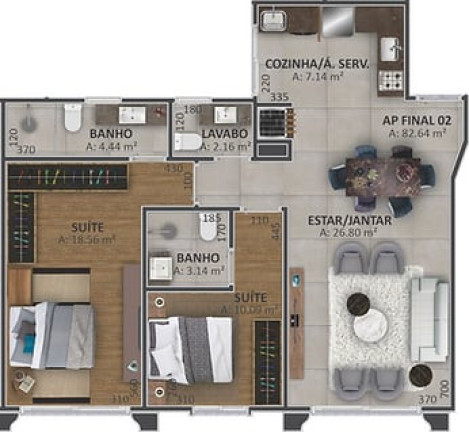 Imagem Apartamento com 4 Quartos à Venda, 194 m² em Zona Nova - Capão Da Canoa