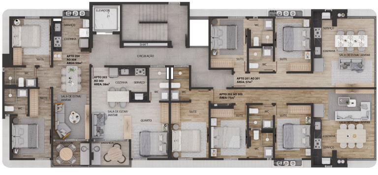 Imagem Apartamento com 2 Quartos à Venda, 59 m² em Intermares - Cabedelo Imagem Apartamento com 2 Quartos à Venda, 59 m² em Intermares - Cabedelo