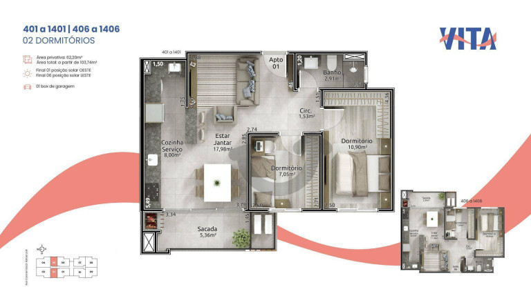 Imagem Apartamento com 2 Quartos à Venda, 74 m² em Santo Inácio - Santa Cruz Do Sul Imagem Apartamento com 2 Quartos à Venda, 74 m² em Santo Inácio - Santa Cruz Do Sul