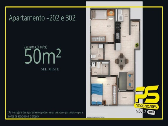 Imagem Apartamento com 2 Quartos à Venda, 54 m² em Aeroclube - João Pessoa