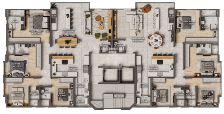 Imagem Apartamento com 4 Quartos à Venda, 145 m² em Centro - Balneário Camboriú Imagem Apartamento com 4 Quartos à Venda, 145 m² em Centro - Balneário Camboriú