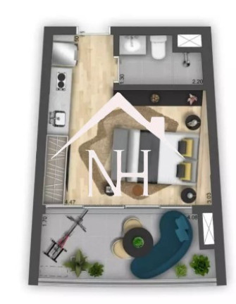 Imagem Apartamento com 1 Quarto à Venda, 26 m² em Indianópolis - São Paulo Imagem Apartamento com 1 Quarto à Venda, 26 m² em Indianópolis - São Paulo