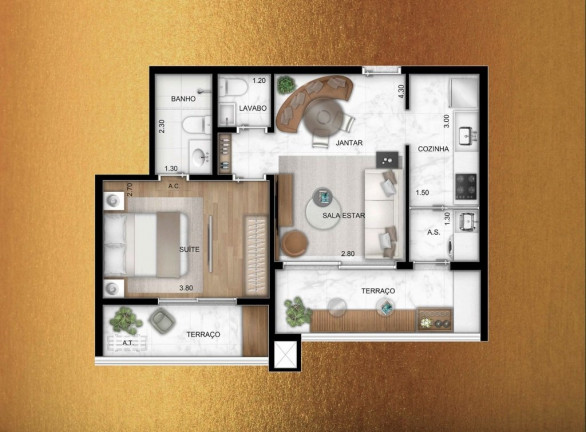 Imagem Apartamento com 3 Quartos à Venda, 100 m² em Jardim Guedala - São Paulo