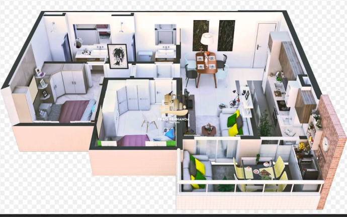 Imagem Apartamento com 2 Quartos à Venda, 91 m² em Canto Do Forte - Praia Grande Imagem Apartamento com 2 Quartos à Venda, 91 m² em Canto Do Forte - Praia Grande