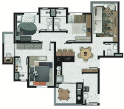Imagem Imóvel com 3 Quartos à Venda, 100 m² em Vila Gilda - Santo André Imagem Imóvel com 3 Quartos à Venda, 100 m² em Vila Gilda - Santo André