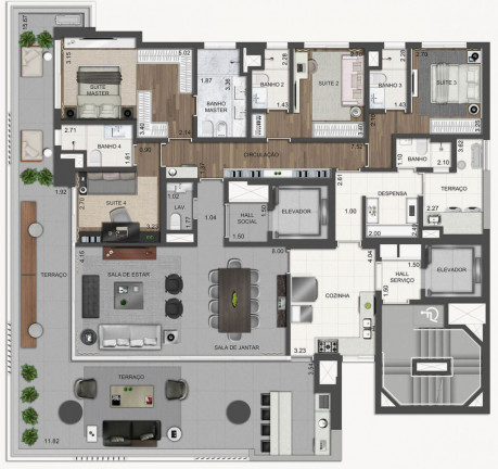 Imagem Apartamento com 4 Quartos à Venda, 248 m² em Vila Nova Conceição - São Paulo Imagem Apartamento com 4 Quartos à Venda, 248 m² em Vila Nova Conceição - São Paulo