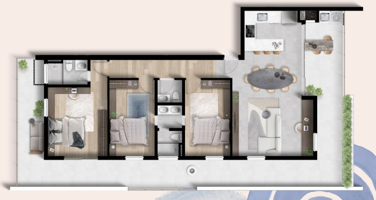 Imagem Apartamento com 3 Quartos à Venda, 92 m² em Juvevê - Curitiba