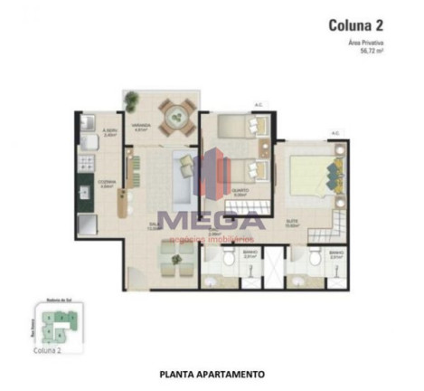 Imagem Apartamento com 2 Quartos à Venda, 57 m² em Coqueiral De Itaparica - Vila Velha Imagem Apartamento com 2 Quartos à Venda, 57 m² em Coqueiral De Itaparica - Vila Velha
