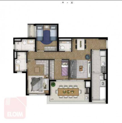 Imagem Apartamento com 3 Quartos à Venda, 115 m² em Vila Leopoldina - São Paulo