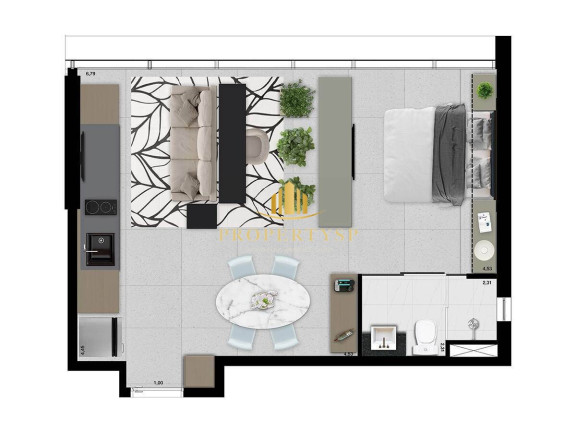 Imagem Apartamento com 2 Quartos à Venda, 38 m² em Pompeia - São Paulo