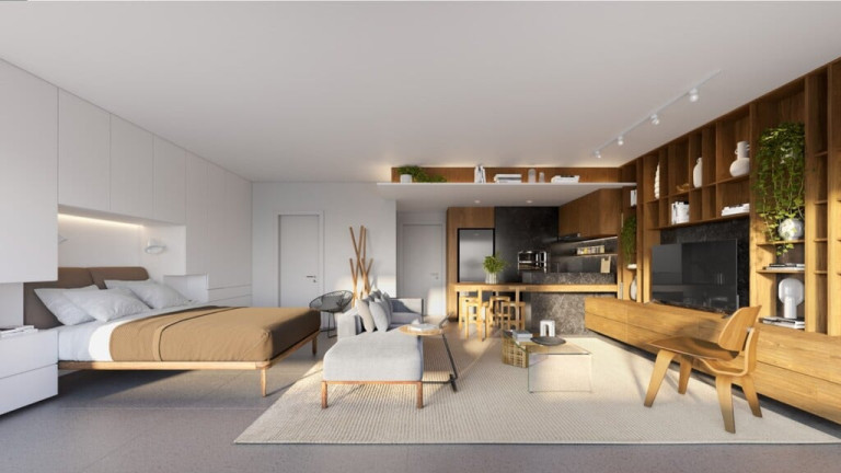 Imagem Imóvel com 1 Quarto à Venda, 44 m² em Petrópolis - Porto Alegre