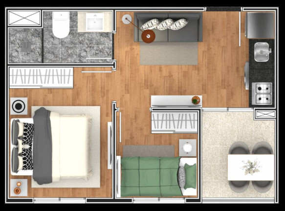 Imagem Apartamento com 2 Quartos à Venda, 68 m² em Vila Aricanduva - São Paulo