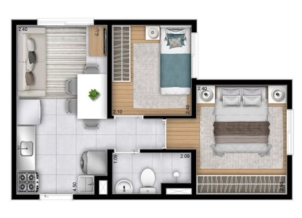 Imagem Apartamento com 2 Quartos à Venda, 31 m² em Itaquera - São Paulo Imagem Apartamento com 2 Quartos à Venda, 31 m² em Itaquera - São Paulo
