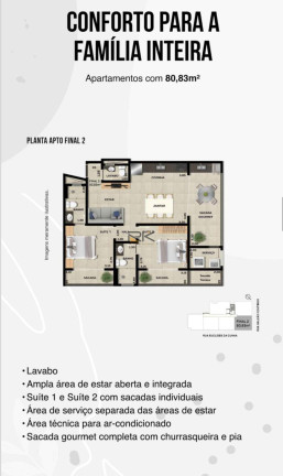 Imagem Apartamento com 2 Quartos à Venda, 67 m² em Itaguá - Ubatuba