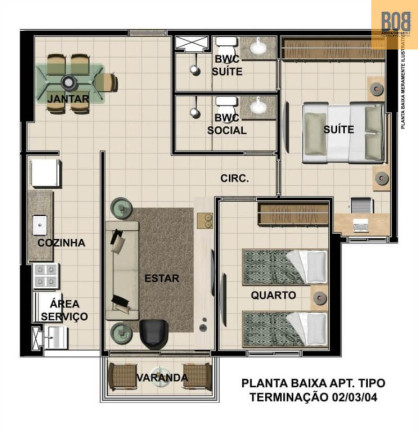 Imagem Apartamento com 2 Quartos à Venda, 58 m² em Boa Viagem - Recife