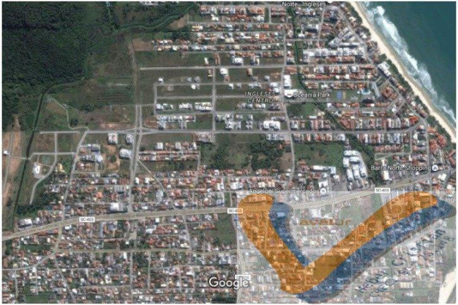 Terreno à Venda, 13.500 m² em Ingleses Do Rio Vermelho - Florianópolis
