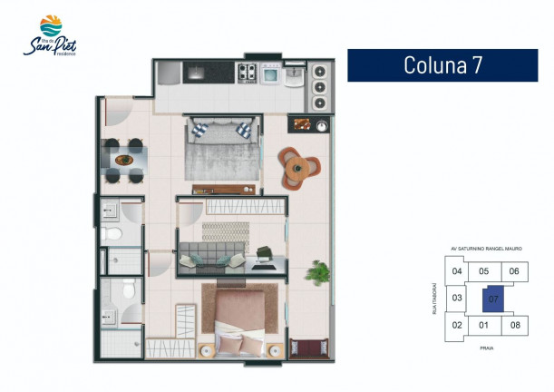 Imagem Apartamento com 1 Quarto à Venda, 57 m² em Praia De Itaparica - Vila Velha Imagem Apartamento com 1 Quarto à Venda, 57 m² em Praia De Itaparica - Vila Velha