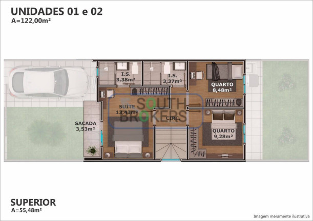 Imagem Sobrado com 4 Quartos à Venda, 122 m² em Uberaba - Curitiba Imagem Sobrado com 4 Quartos à Venda, 122 m² em Uberaba - Curitiba