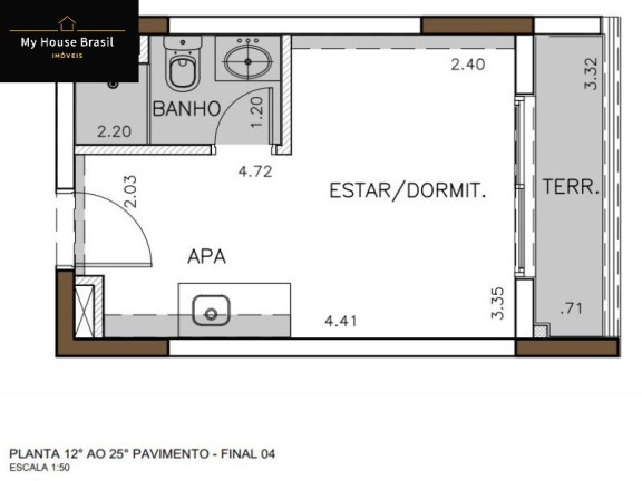 Imagem Apartamento com 1 Quarto à Venda, 21 m² em República - São Paulo Imagem Apartamento com 1 Quarto à Venda, 21 m² em República - São Paulo