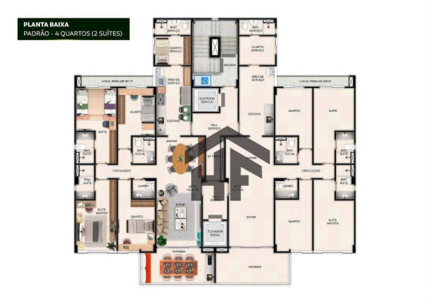 Imagem Apartamento com 4 Quartos à Venda, 139 m² em Apipucos - Recife