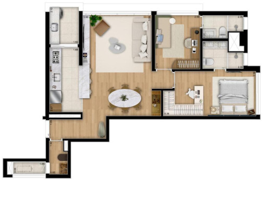 Imagem Apartamento com 2 Quartos à Venda, 81 m² em Pinheiros - São Paulo Imagem Apartamento com 2 Quartos à Venda, 81 m² em Pinheiros - São Paulo