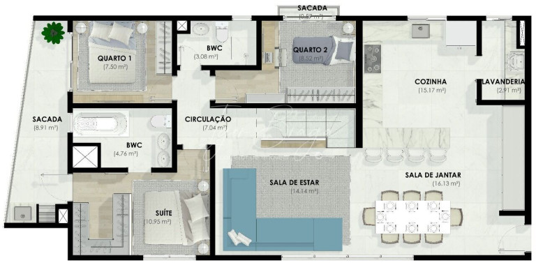 Imagem Apartamento com 2 Quartos à Venda, 45 m² em Bacacheri - Curitiba Imagem Apartamento com 2 Quartos à Venda, 45 m² em Bacacheri - Curitiba