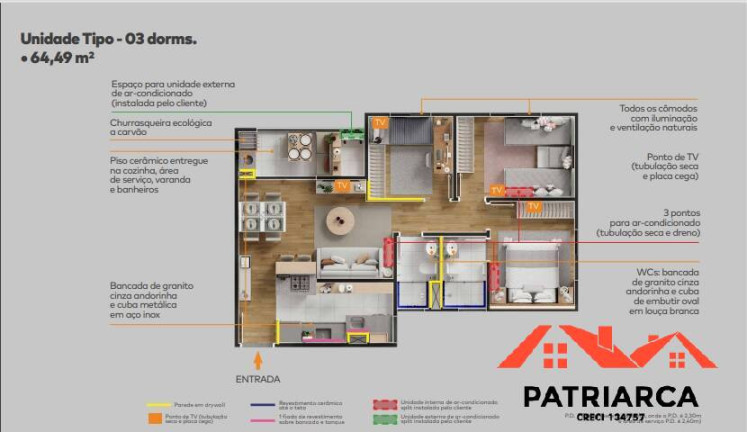Imagem Apartamento com 2 Quartos à Venda, 64 m² em Bonfim - Campinas Imagem Apartamento com 2 Quartos à Venda, 64 m² em Bonfim - Campinas