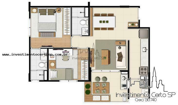 Imagem Apartamento com 1 Quarto à Venda, 43 m² em Vila Anglo Brasileira - São Paulo Imagem Apartamento com 1 Quarto à Venda, 43 m² em Vila Anglo Brasileira - São Paulo
