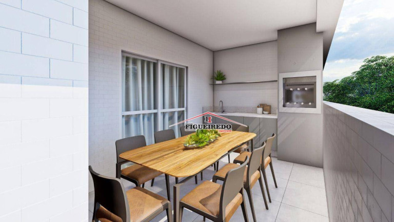 Imagem Apartamento com 1 Quarto à Venda, 42 m² em Canto Do Forte - Praia Grande