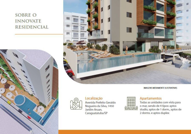 Imagem Apartamento com 2 Quartos à Venda, 54 m² em Indaiá - Caraguatatuba Imagem Apartamento com 2 Quartos à Venda, 54 m² em Indaiá - Caraguatatuba