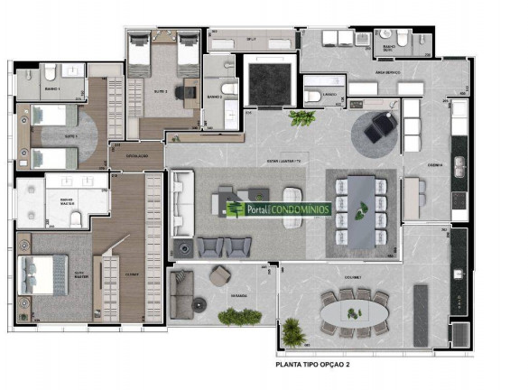 Imagem Apartamento com 3 Quartos à Venda, 228 m² em Ecoville - Curitiba Imagem Apartamento com 3 Quartos à Venda, 228 m² em Ecoville - Curitiba