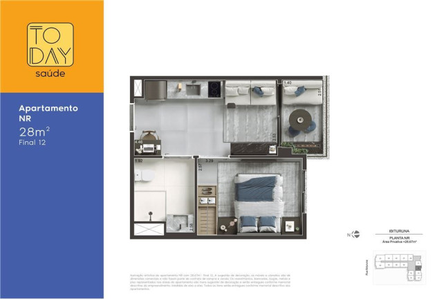 Imagem Apartamento com 1 Quarto à Venda, 28 m² em Saúde - São Paulo Imagem Apartamento com 1 Quarto à Venda, 28 m² em Saúde - São Paulo