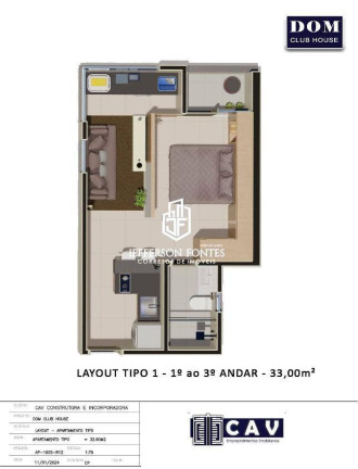 Imagem Apartamento com 2 Quartos à Venda, em Bassan - Marília Imagem Apartamento com 2 Quartos à Venda, em Bassan - Marília