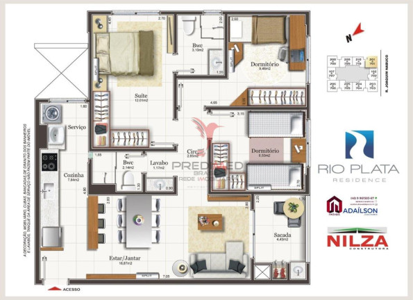 Imagem Apartamento com 2 Quartos à Venda, 68 m² em Capoeiras - Florianópolis Imagem Apartamento com 2 Quartos à Venda, 68 m² em Capoeiras - Florianópolis