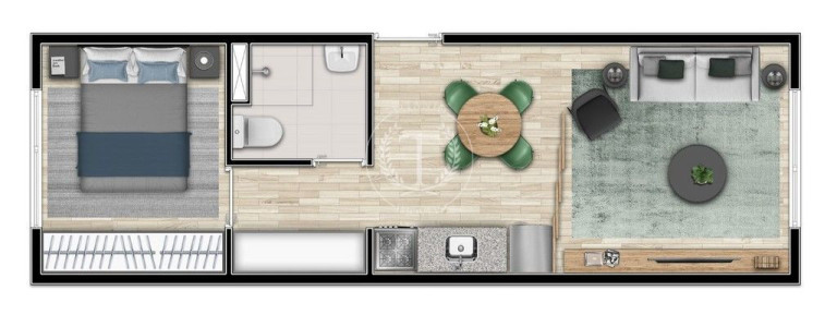 Imagem Apartamento com 1 Quarto à Venda, 25 m² em Bela Vista - São Paulo
