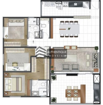 Imagem Apartamento com 3 Quartos à Venda, 119 m² em Mooca - São Paulo Imagem Apartamento com 3 Quartos à Venda, 119 m² em Mooca - São Paulo