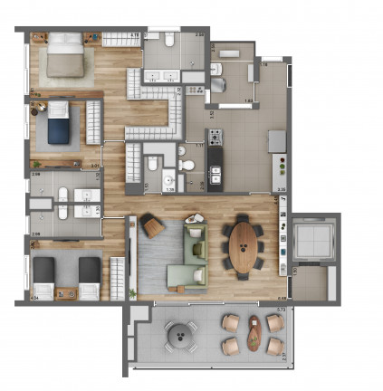Imagem Apartamento com 3 Quartos à Venda, 146 m² em Moema - São Paulo