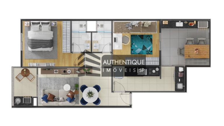 Imagem Apartamento com 2 Quartos à Venda, 69 m² em Santa Terezinha - São Bernardo Do Campo